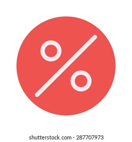Percentage, portion, fraction icon vector image.Can also be used for banking, finance, business. Suitable for web apps, mobile apps and print media.