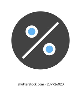 Percentage, portion, fraction icon vector image.Can also be used for banking, finance, business. Suitable for web apps, mobile apps and print media.