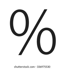 Percentage, portion, fraction icon vector image.Can also be used for education and science. Suitable for web apps, mobile apps and print media.