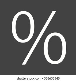 Percentage, portion, fraction icon vector image.Can also be used for education and science. Suitable for web apps, mobile apps and print media.