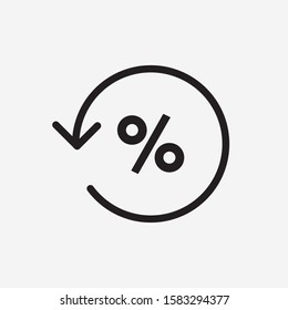percentage sign icon design vector illustration
