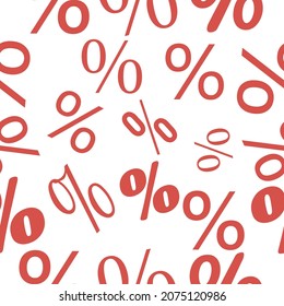 Percentage signs seamless pattern backgrounds