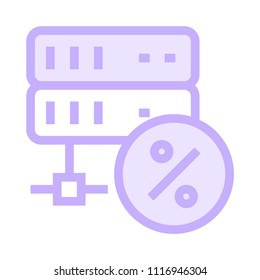 percentage vector icon
