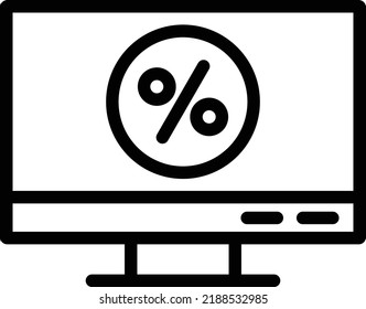Vectorsymbol-Design-Illustration in Prozent