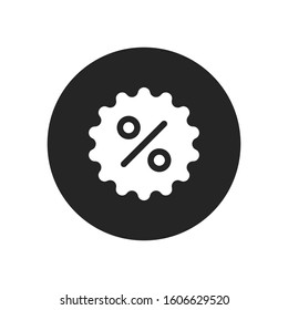 Percentage vector icon in modern design style for web site and mobile app