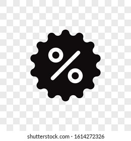Percentage vector icon in modern design style for web site and mobile app