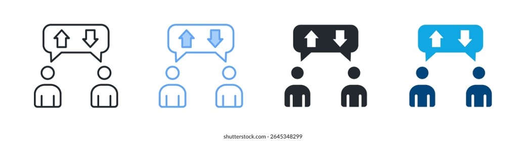 Perception Icon Set Multiple Style. Designed In Outline, Blue, Glyph, Dual Tone