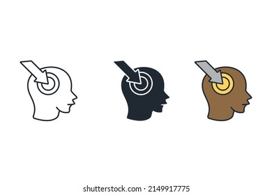 perception icons set . perception pack symbol vector elements for infographic web