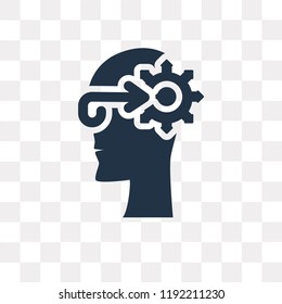 Perception vector icon isolated on transparent background, Perception transparency concept can be used web and mobile