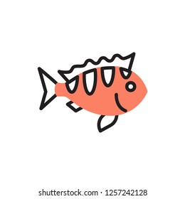 perch icon vector modern style