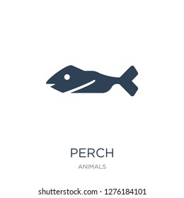 perch icon vector on white background, perch trendy filled icons from Animals  collection, perch vector illustration
