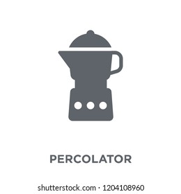 percolator icon. percolator design concept from Electronic devices collection. Simple element vector illustration on white background.