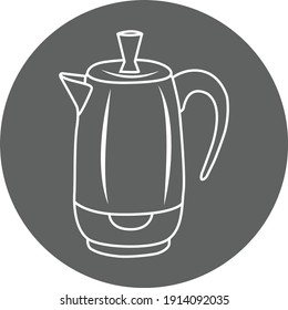 percolator icon, Vector illustration 
    .
