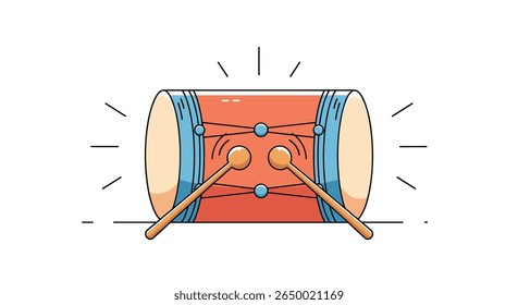 Instrumento de percussão com bastões fazendo sons rítmicos e vibrações uma celebração musical vibrante