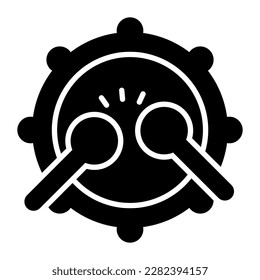 Instrumento de percusión, vector de tambor de estilo moderno