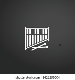 Percussion Instrument vector icon. Percussion Instrument concept stroke symbol design. Thin graphic elements vector illustration, outline pattern for your web site design, logo, UI. EPS 10.