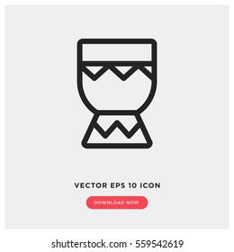 Percussion vector icon