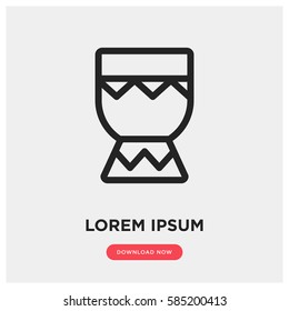 Percussion vector icon