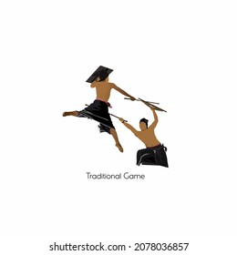 peresean is one of the local traditions of the Sasak tribe to call rain