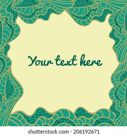 Perfect abstract frame for your text