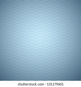 Perfect abstract seamless pattern, blue vector waves.