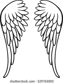 Perfect angel wings