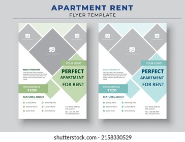 Perfect Apartment For Rent Poster, Apartment Rent Flyer Template, Home For Rent Flyer, Real Estate Flyer