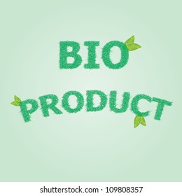 Perfect badge made for your bio products.vector