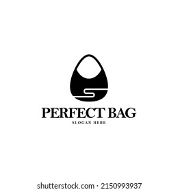 Perfect bag logo concept. Vector logo for luxury fashion product and brand.