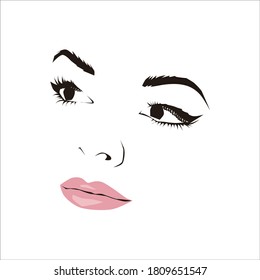 Vector de belleza perfecto para logotipo o decoración en habitación