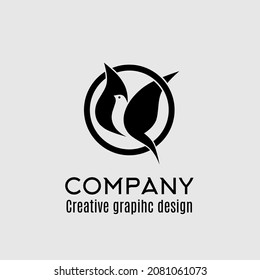 The perfect bird logo vector design is suitable for any logo related to birds