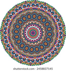 The Perfect Blend of Boho and Mandala: A Seamless Abstract Pattern