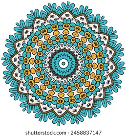 La mezcla perfecta de Boho y Mandala: un patrón Abstractas sin fisuras