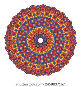 La mezcla perfecta de Boho y Mandala: un patrón Abstractas sin fisuras