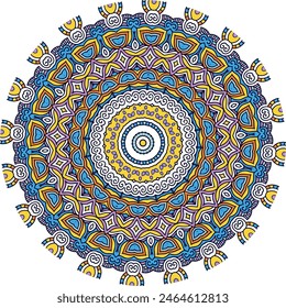 The Perfect Blend of Boho and Mandala: A Seamless Abstract Pattern