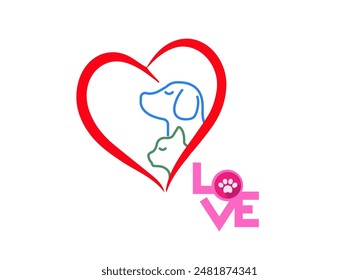 Perfect Branding for Your Pet Shop: A Cat and Dog Logo
An animal logo featuring both a cat and a dog is an excellent choice for a pet shop.
