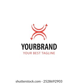 Conceito de design de logotipo de empresa perfeito