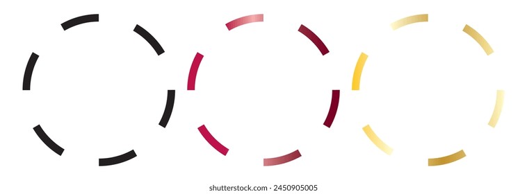 Perfect Circle Vektorgrafik Symbol auf weißem Hintergrund. Vektorillustration