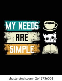 Perfect for coffee addicts and caffeine lovers, this high-quality graphic design features a fun and relatable coffee quote with stylish typography. Ideal for anyone who believes coffee is life.