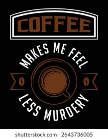 Perfect for coffee addicts and caffeine lovers, this high-quality graphic design features a fun and relatable coffee quote with stylish typography. Ideal for anyone who believes coffee is life.