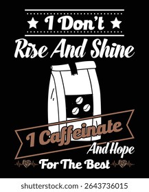 Perfect for coffee addicts and caffeine lovers, this high-quality graphic design features a fun and relatable coffee quote with stylish typography. Ideal for anyone who believes coffee is life.