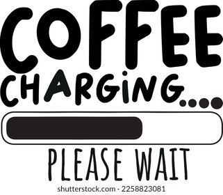 It is perfect for coffee lovers, caffeine addicts, and anyone who needs a pick-me-up in the morning. this shirt includes coffee, charging, please wait, caffeine, morning, pick-me-up, humor, and tshirt