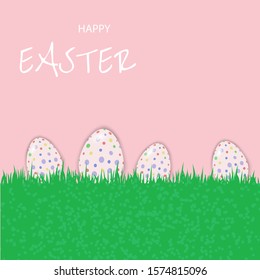Perfect colorful handmade easter eggs isolated vector