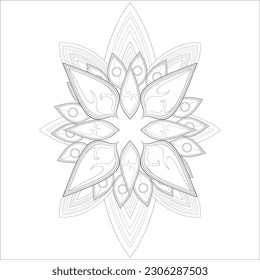 Libro de colores perfecto de agradables flores de doodle para las vacaciones en casa