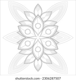 Perfect coloring book of pleasing doodle flowers for holidays at home
