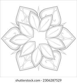 Perfektes Farbbuch mit erfreulichen Doodle-Blumen für Ferien zu Hause