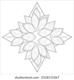 Perfektes Farbbuch mit erfreulichen Doodle-Blumen für Ferien zu Hause