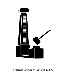 perfect and cool machine technology icon