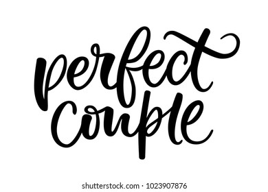 PERFECT COUPLE HAND LETTERING