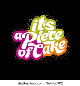 perfect design element for t-shirt, flyer, banner, poster. Vector art. Lettering collection.